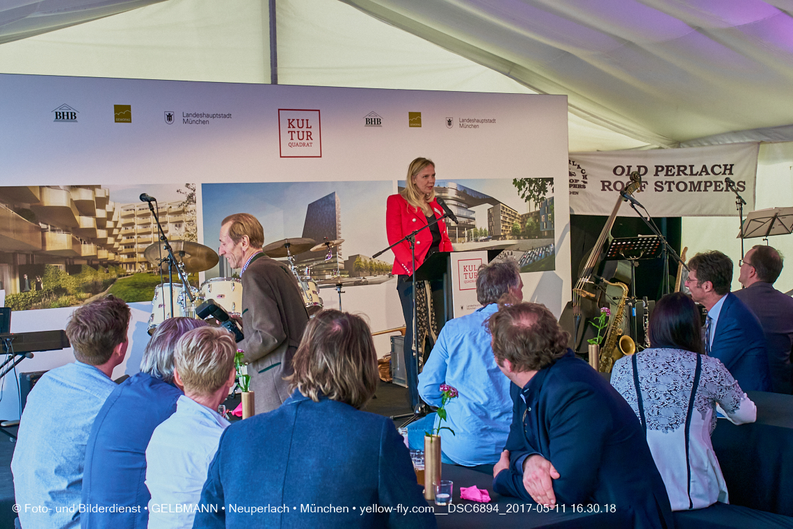 11. Mai 2017 - Grundsteinlegung für die LOGE und dem Kulturquadrat in Neuperlach